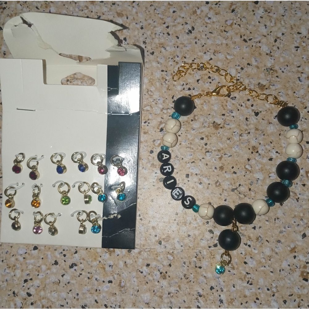 Customize Birthstone charm bracelets